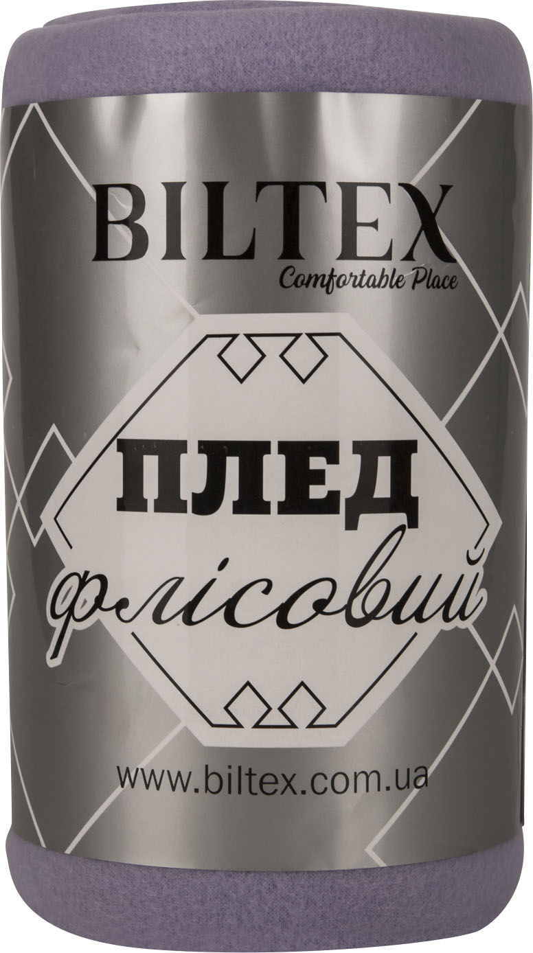 Фото - Плед полуторный Biltex сиреневый 125х150