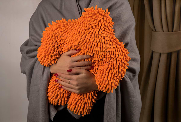 Фото - Плед полуторний DAISY сірий  125х150