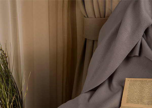 Фото - Плед полуторний DAISY сірий  125х150