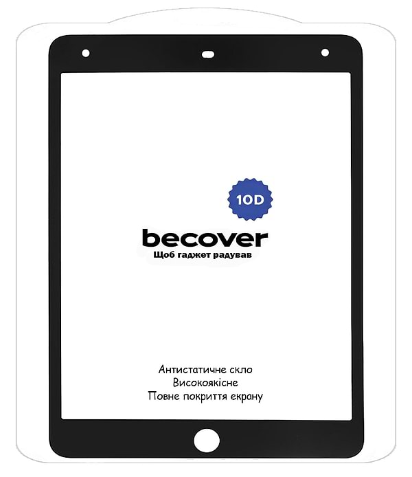 Фото - Защитное стекло для планшета BeCover 10D for Apple iPad Air (4/5) 2020/2022 10.9'' Black (710575)
