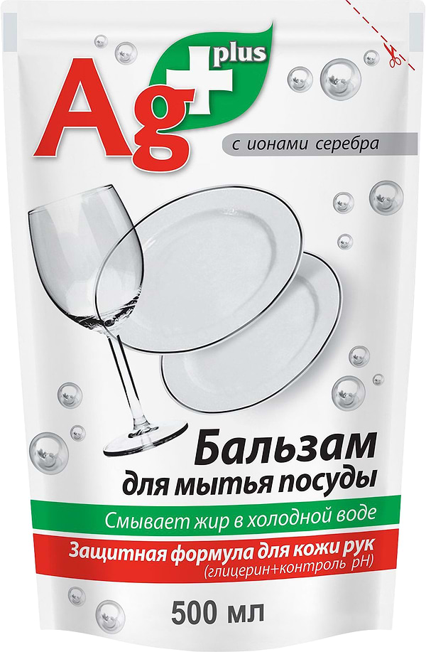 Фото - Засіб для ручного миття посуду BIO Formula 500 мл Ag+ (4823015900488)