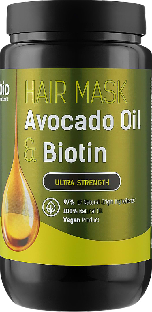 Маска для волос Bio Naturell 946 мл Avocado Oil & Biotin NEW (4820168433795)