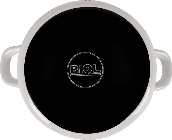 Фото - Кастрюля Biol CE20V2 3,1 л вышиванка красно-черная