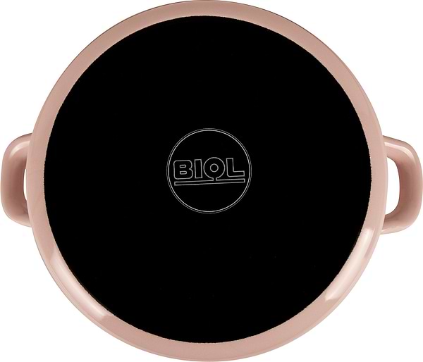 Фото - Уценка - Кастрюля Biol CE22P 4,6 л розовая