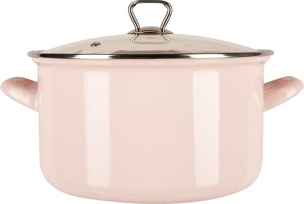 Фото - Кастрюля Biol CE24P 5,6 л розовая