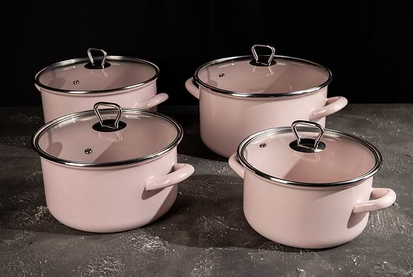 Фото - Кастрюля Biol CE24P 5,6 л розовая