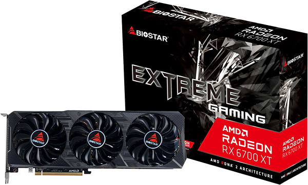 Фото - Видеокарта Biostar Radeon RX6700XT (VA67S6TML9)