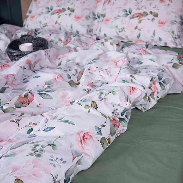 Фото - Комплект постельного белья MirSon 175х210 см 00-9 Birds and Flowers Поплин (2200009709111)