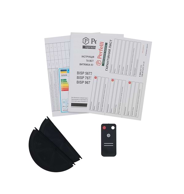 Фото - Витяжка вбудована Perfelli BISP 5673 WH 1000 LED Strip