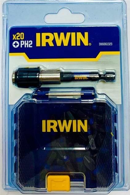 Фото - Біта для викрутки IRWIN SBS Impact Pro 25 мм Ph2x20/holder (IW6061323)