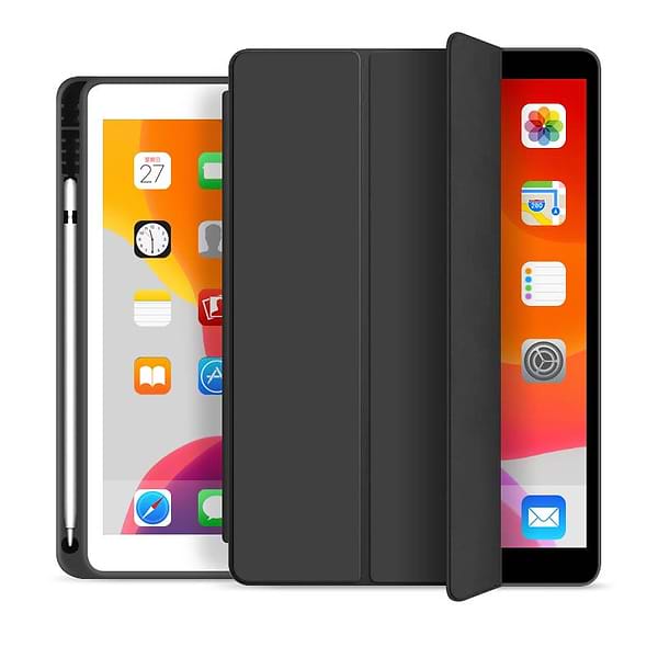 Фото - Чохол для планшета BeCover Tri Fold Soft TPU з кріпленням Apple Pencil for Apple iPad Air (4/5) 2020/2022 10.9'' Black (711106)