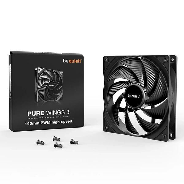 Фото - Корпусний вентилятор Be quiet! Pure Wings 3 140mm PWM high-speed (BL109)