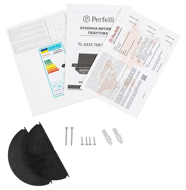 Фото - Витяжка вбудована Perfelli TL 6333 BL 700 LED GLASS