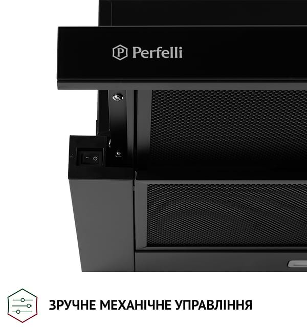 Фото - Витяжка вбудована Perfelli TL 6333 BL 700 LED GLASS