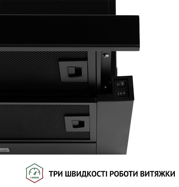 Фото - Витяжка вбудована Perfelli TL 6333 BL 700 LED GLASS
