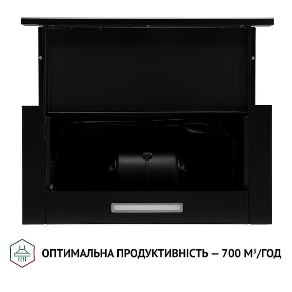 Фото - Витяжка вбудована Perfelli TL 6333 BL 700 LED GLASS