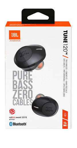 Фото - Наушники вкладыши беспроводные JBL Tune 120TWS Black (JBLT120TWSBLK)