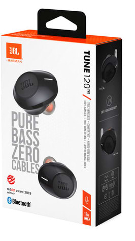 Фото - Наушники вкладыши беспроводные JBL Tune 120TWS Black (JBLT120TWSBLK)