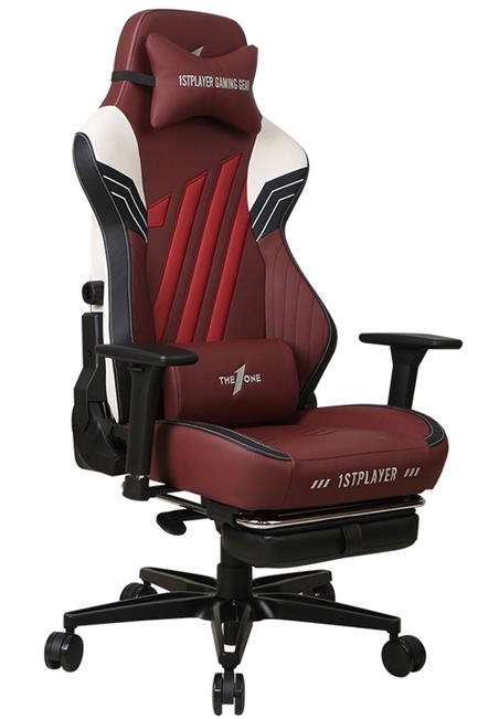 Фото - Кресло для геймеров 1stPlayer Duke Black-White-Red