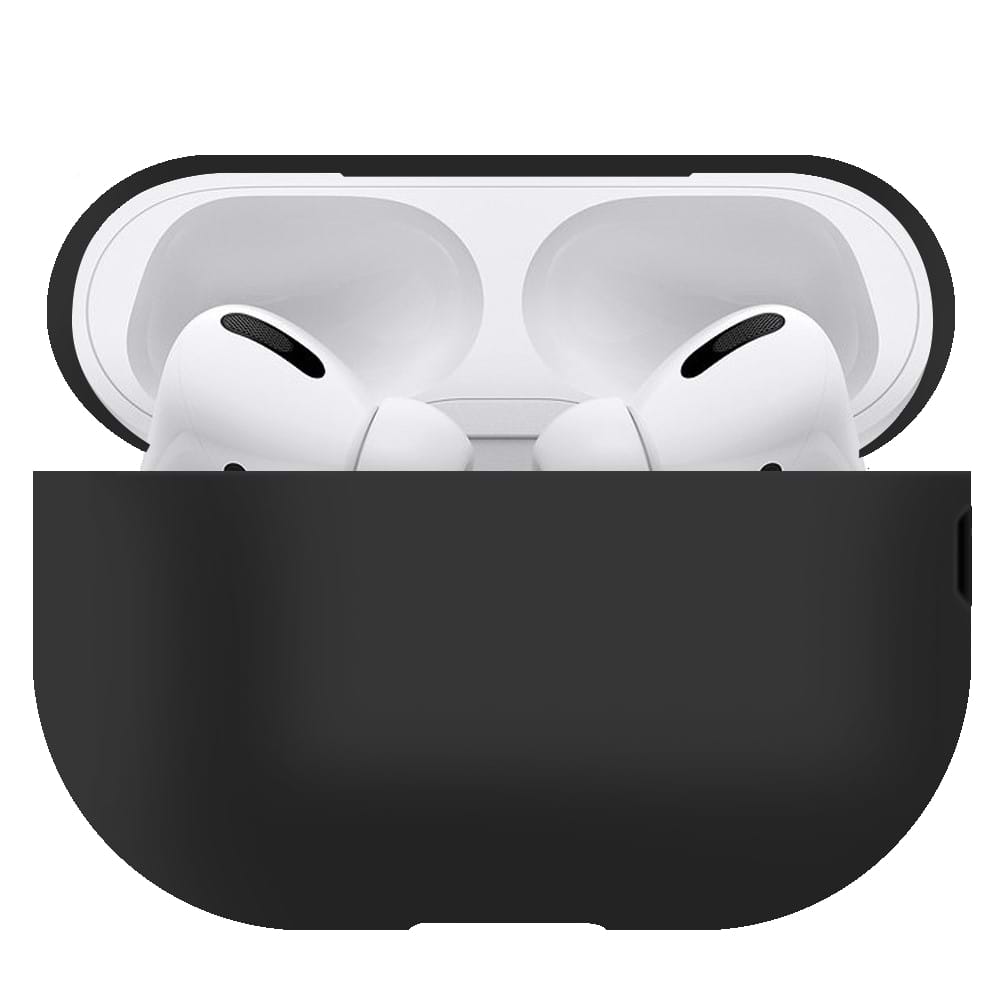 Чохол для навушників MAKE Silicone Black Apple AirPods Pro 2 (MCL-AAP2BK) - Фото 1