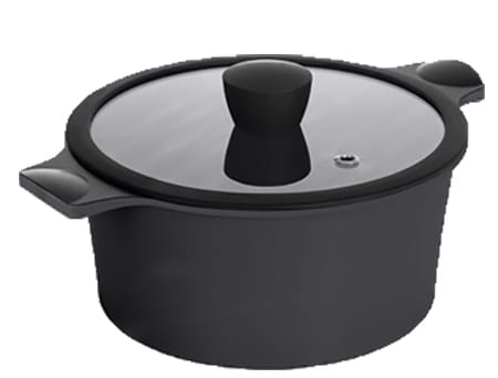 Кастрюля Ringel Zitrone Black 24x12 см 4.2 л (RG-2108-24/1 BL)