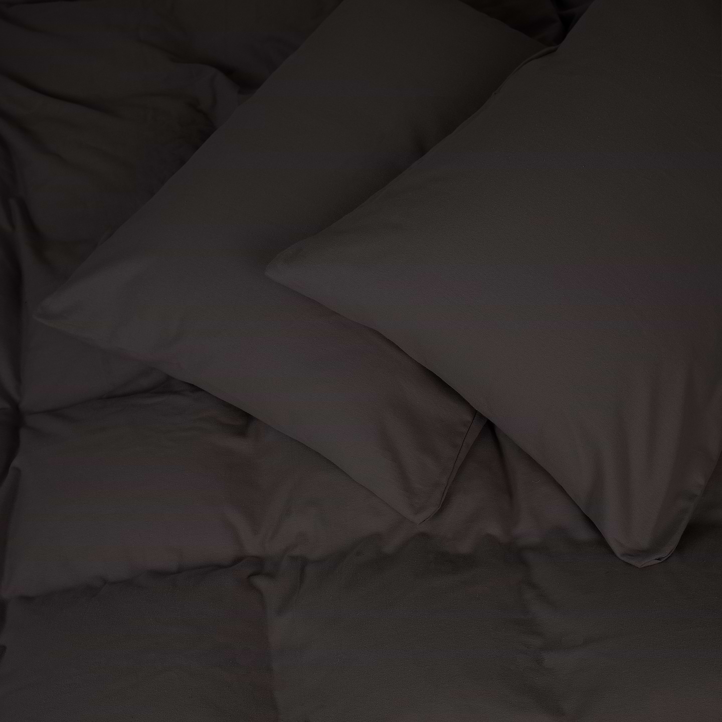 Наволочка MirSon Фланель 002 Black 70х70 см (2200009648359)