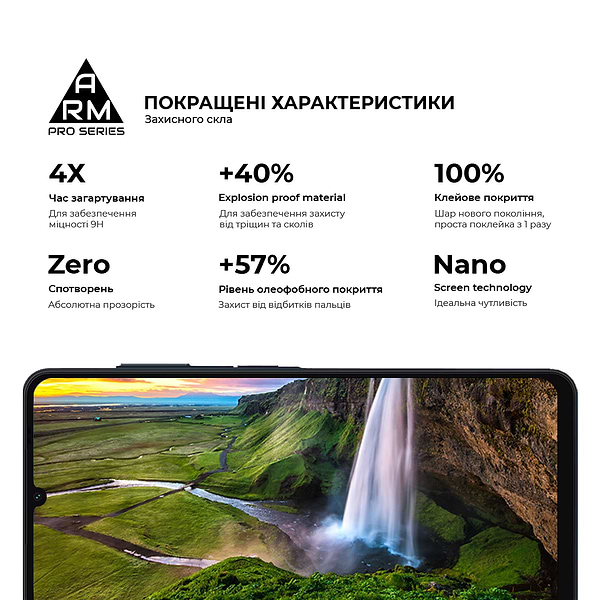 Фото - Защитное стекло для смартфона Armorstandart Pro for Samsung A26 5G Black (ARM82212)