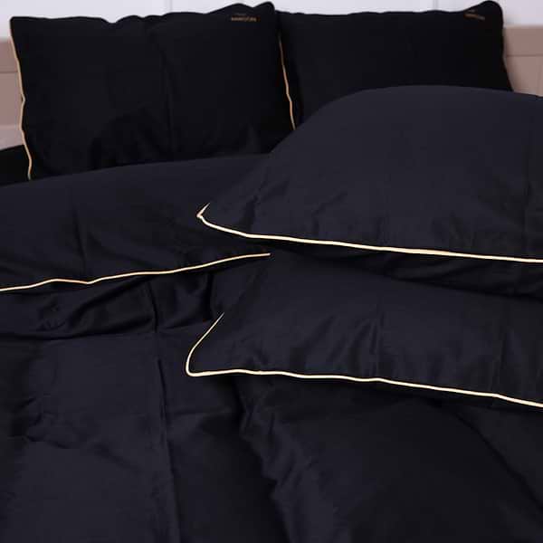 Фото - Комплект постельного белья MirSon Сатин Corner Black Pearl 2х160х220 см (2200001717640)