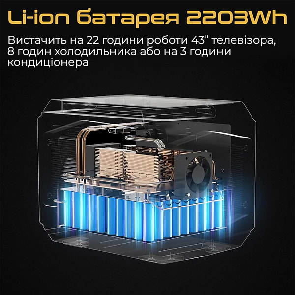 Фото - Уцінка - Зарядна станція універсальна AlphaESS BLACKBEE 2000 2203Wh 2200W