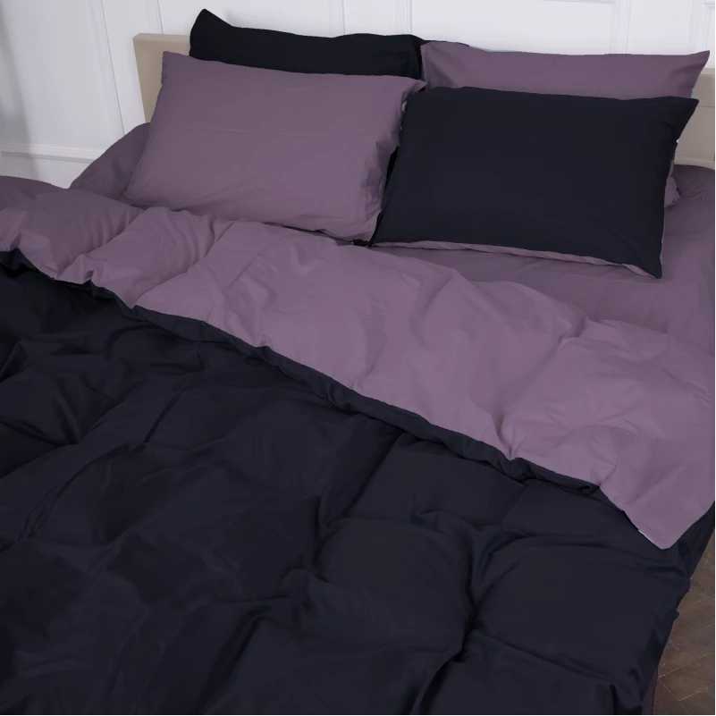 Комплект постельного белья детский MirSon Сатин Black Diamond 0240+0055 110х140 (2200000687012)