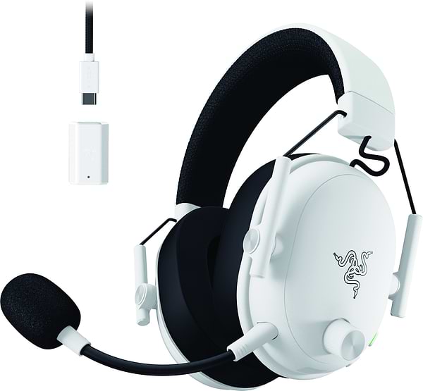 Фото - Гарнитура беспроводная игровая Razer Blackshark V3 Wireless White (RZ04-05410400-R3M1)