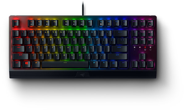 Фото - Клавіатура дротова ігрова Razer BlackWidow V3 TKL RU (RZ03-03490700-R3R1)