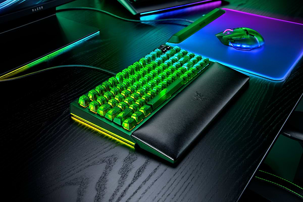 Фото - Клавіатура дротова ігрова Razer BlackWidow V4 75%, Phantom Green (RZ03-05003300-R3M1)