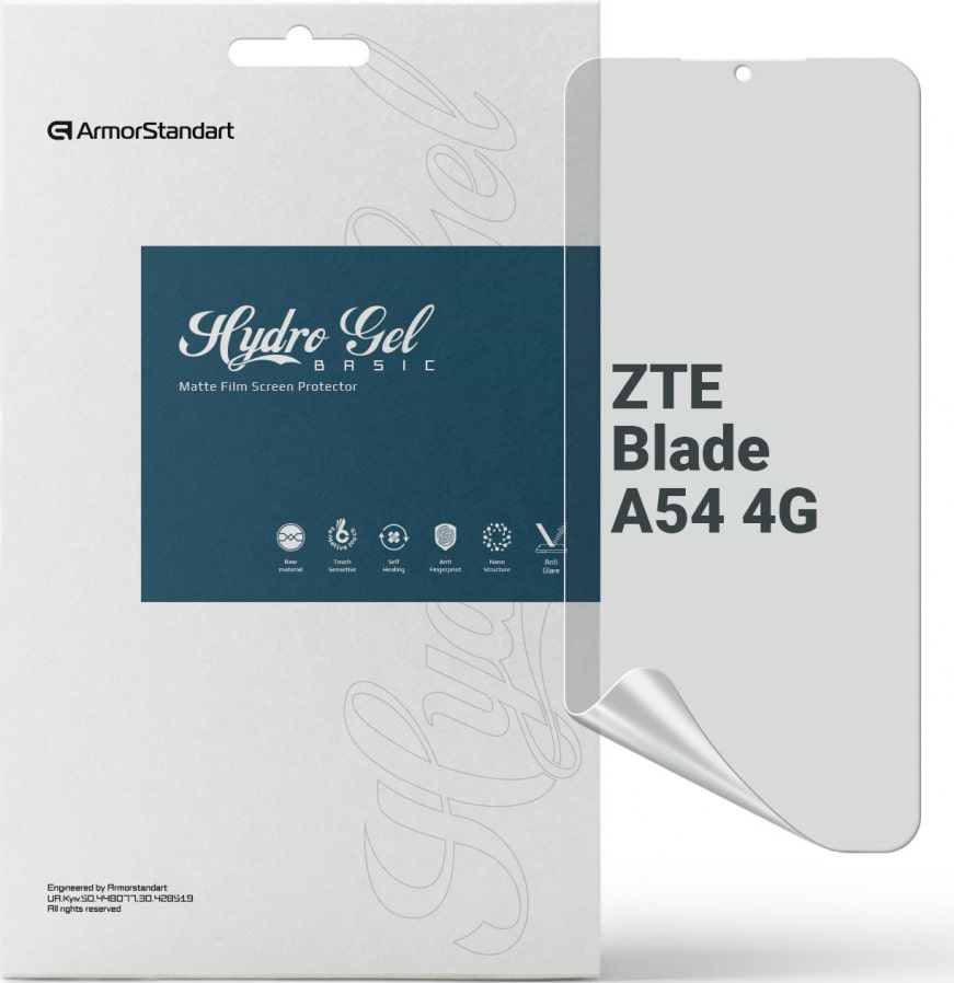 Захисна плівка для смартфону Armorstandart Matte for ZTE Blade A54 4G (ARM70669)