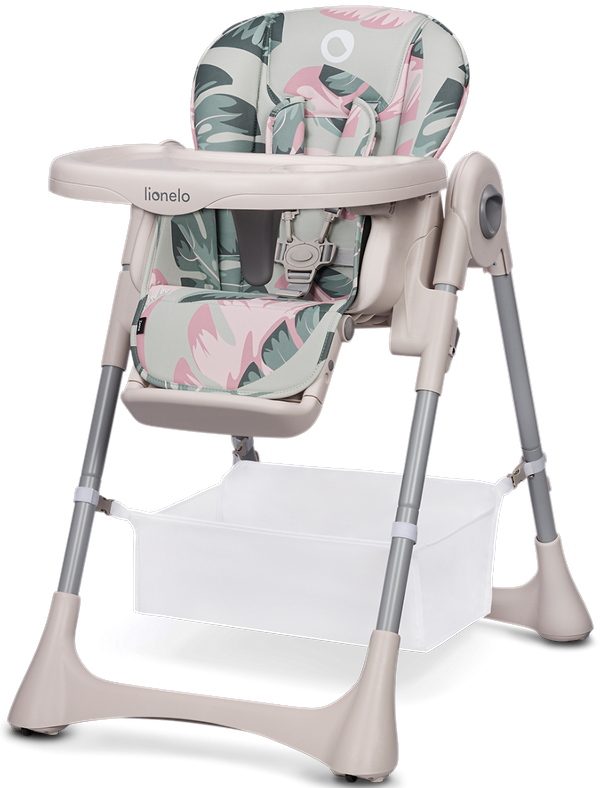 Фото - Стільчик для годування класичний Lionelo Zanna Pink Bubblegum Фото - Стільчик для годування класичний Lionelo Zanna Pink Bubblegum