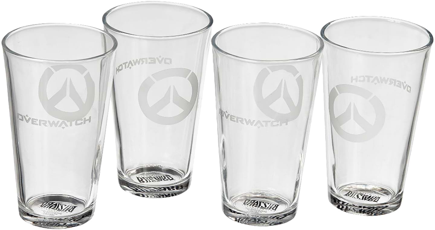 Набір склянок Blizzard OVERWATCH Pint Glasses 4шт. (B62425)