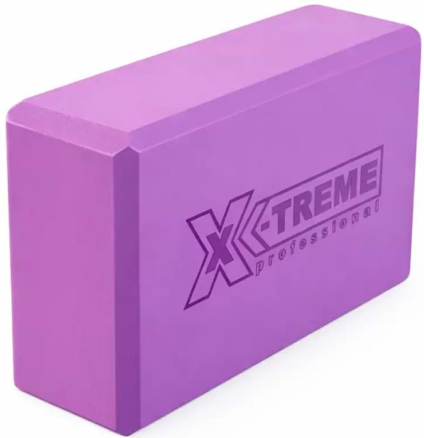 Фото - Блок для йоги X-Treme EVA 23х15.5х7.5 см фіолетовий (XTYBEVA-23PUR)