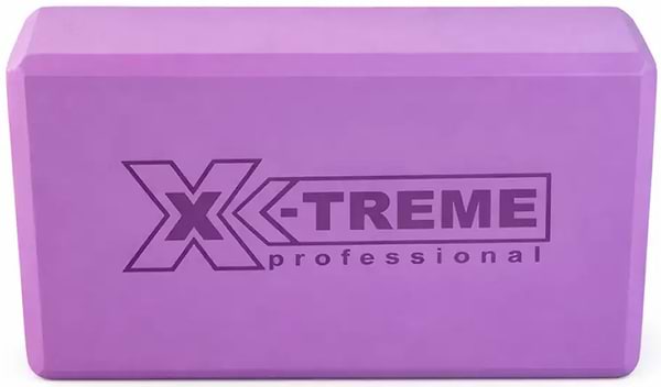 Фото - Блок для йоги X-Treme EVA 23х15.5х7.5 см фіолетовий (XTYBEVA-23PUR)