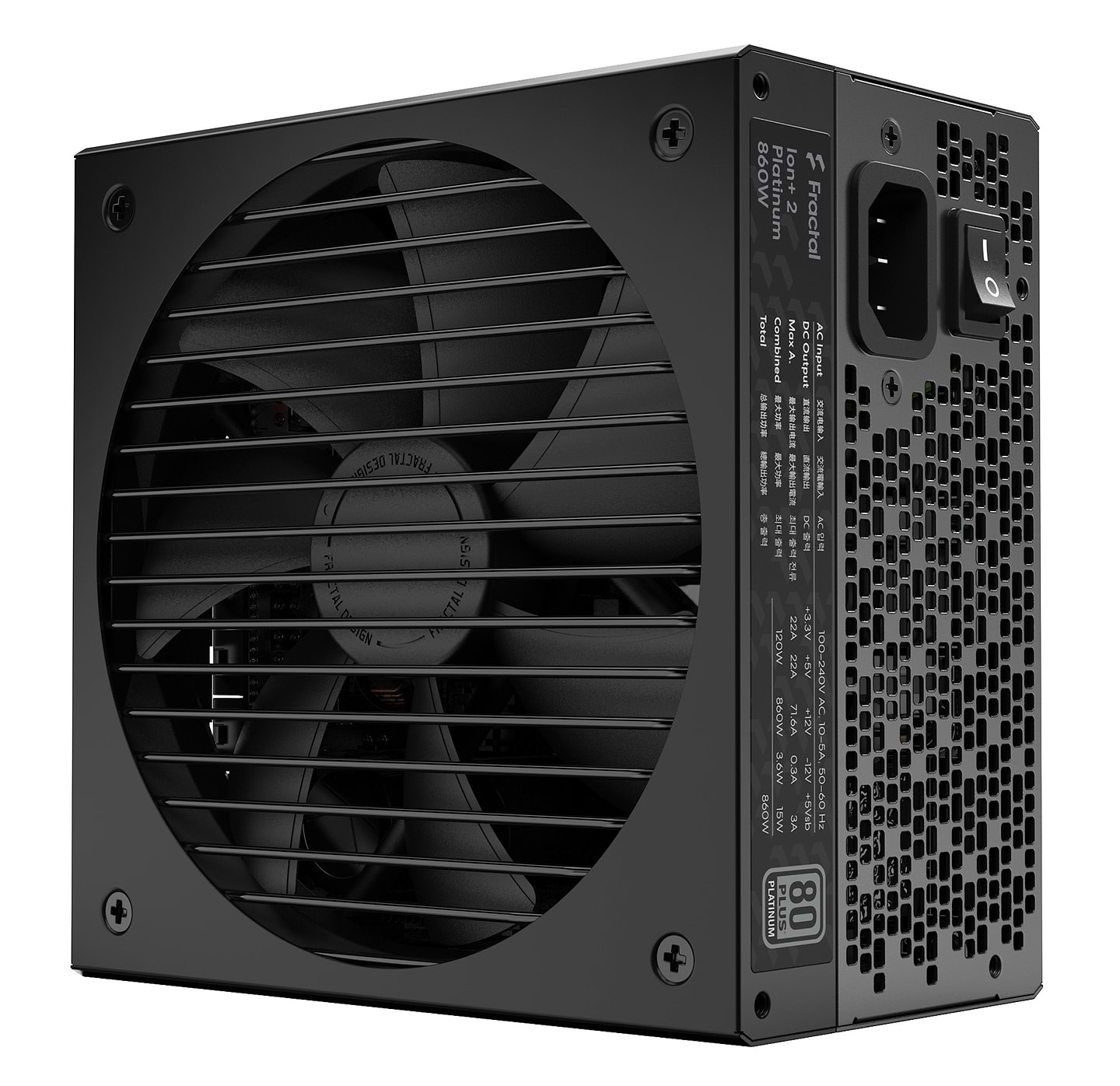 Блок живлення для ПК Fractal design Ion +2 Platinum 860W (FD-P-IA2P-860-EU)