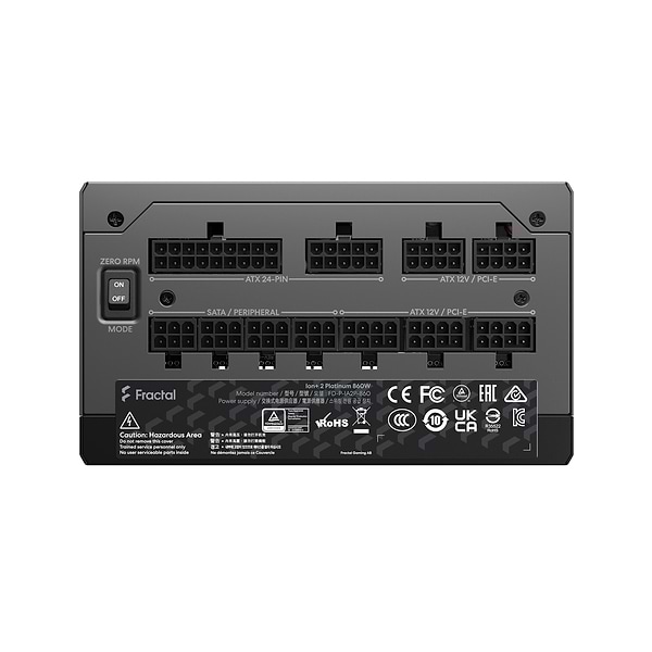 Фото - Блок питания для ПК Fractal design Ion +2 Platinum 860W (FD-P-IA2P-860-EU)