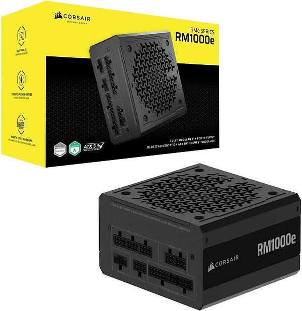 Фото - Блок живлення для ПК Corsair RM1000e ATX 3.1 (CP-9020297-EU) 1000W