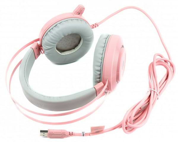 Фото - Гарнітура дротова ігрова Bloody G521 (Pink)