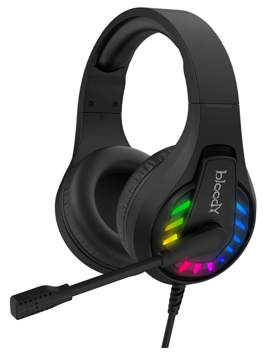 Гарнитура проводная игровая Bloody G230p Black - Фото 1