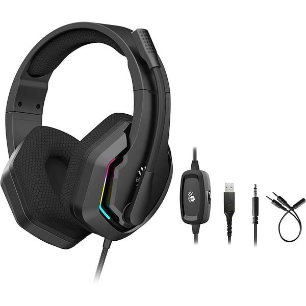 Фото - Гарнітура дротова ігрова Bloody G260p Black