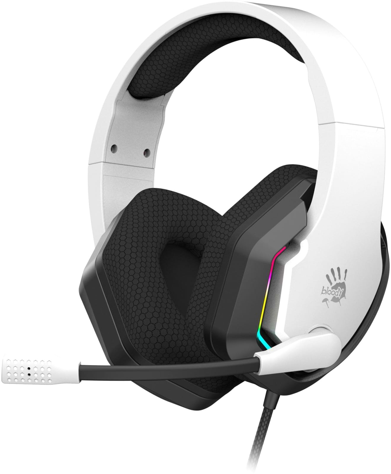 Гарнитура проводная игровая Bloody G260p White - Фото 1