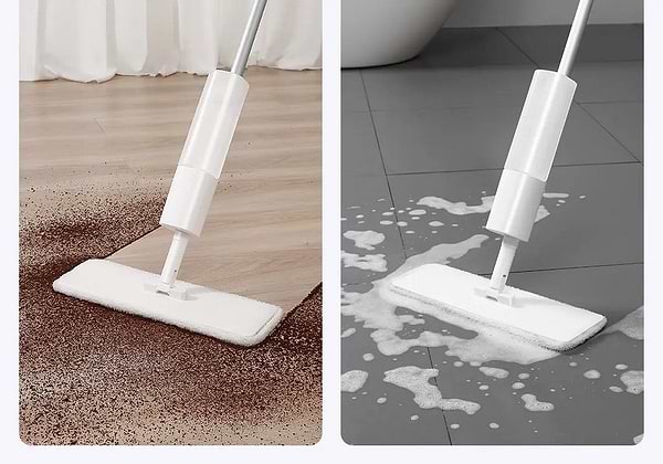 Фото - Швабра Xiaomi Blue Fish с распылителем 38 см (SP03B1)