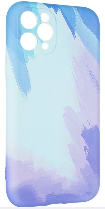 Фото - Чохол для смартфону Gelius Watercolor Case for iPhone 11 Pro Blue (88041)