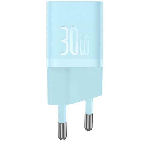 Фото - Мережевий зарядний пристрій Baseus GaN5 FC mini 1C 30W Blue (CCGN070603)
