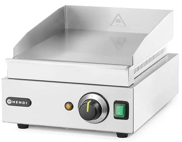 Фото - Гриль-барбекю електричний Hendi Blue Line гладкий (203125)