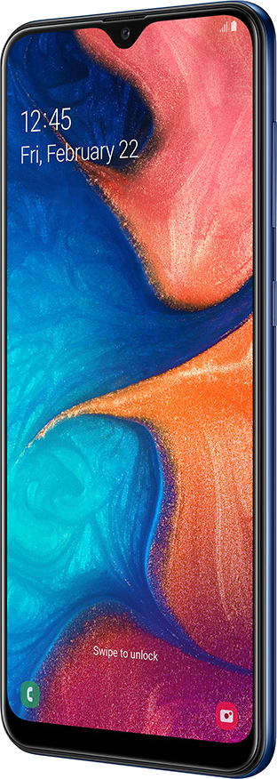 Фото - Смартфон Samsung Galaxy A20 3/32Gb Blue (SM-A205FZBV)